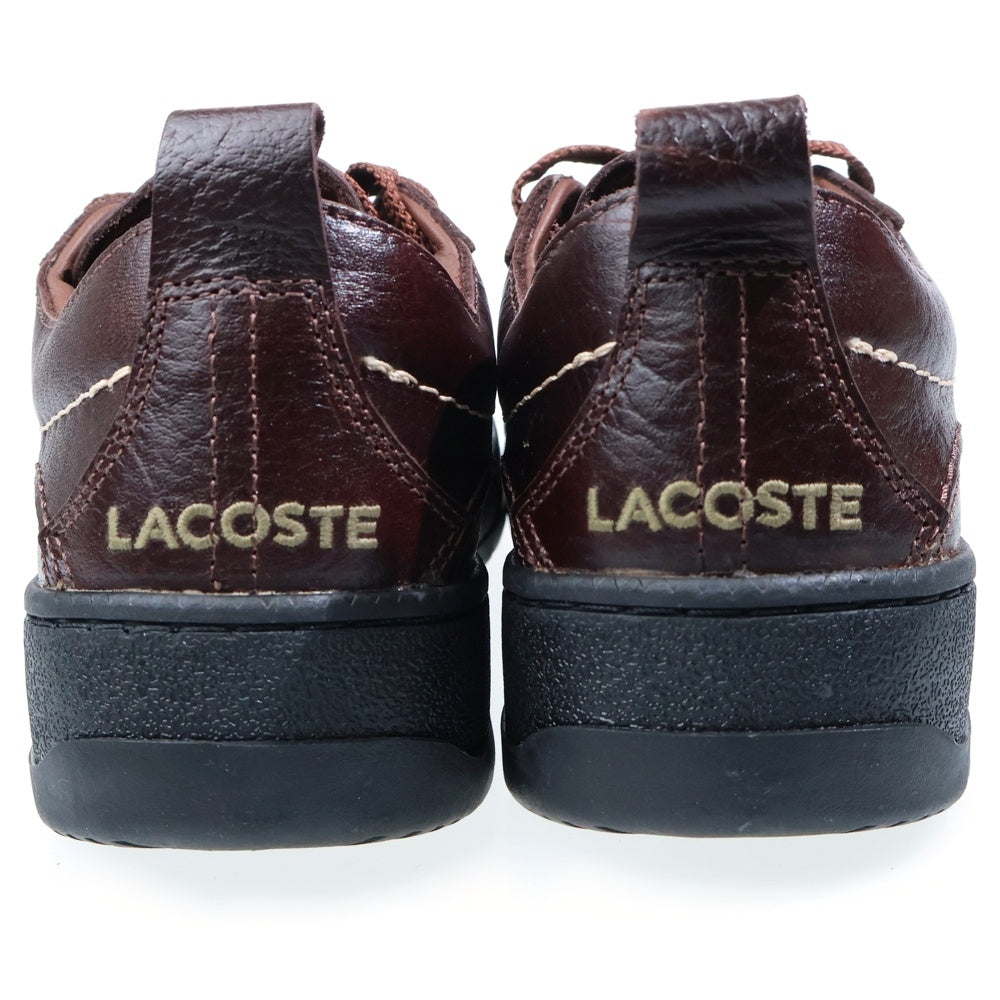 LACOSTE(ラコステ) UMPIRE 125 3 CMA アンパイア レザーローカットスニーカー ブラウン US9/26.5cm 49CMA0001