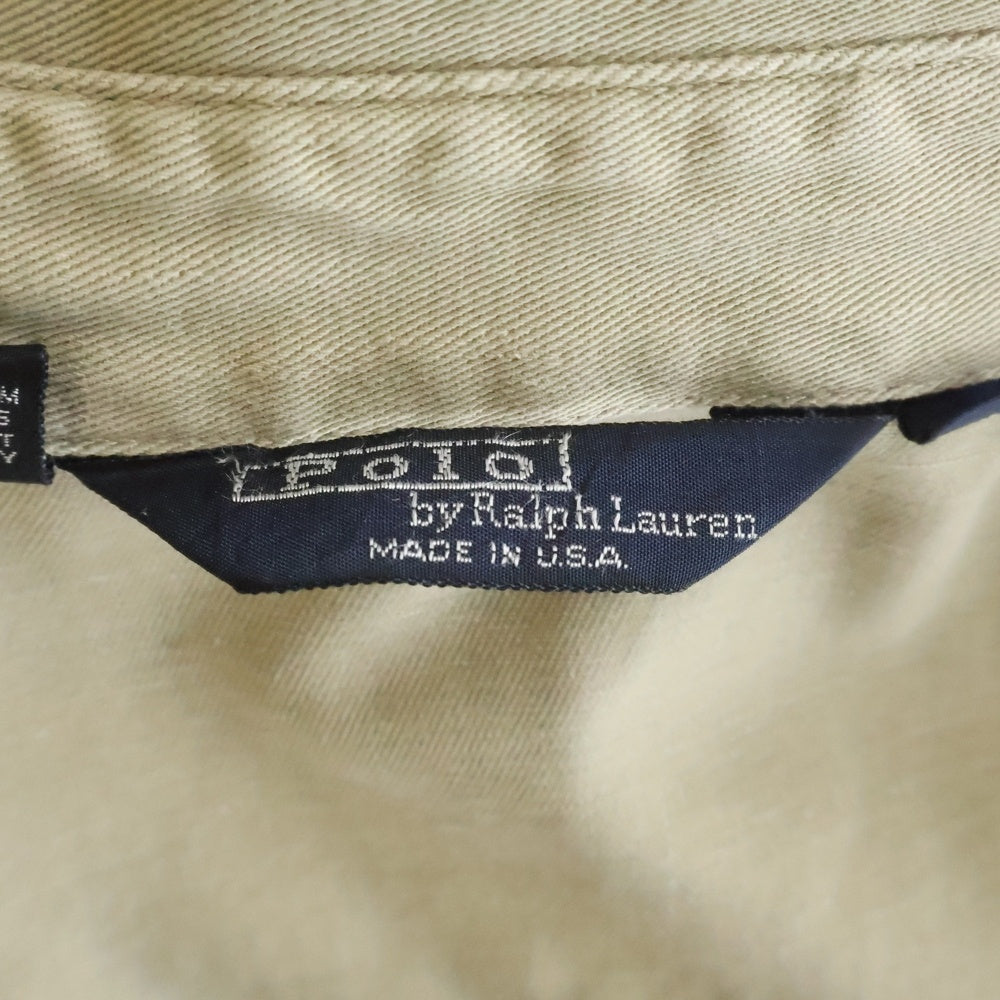 POLO RALPH LAUREN(ポロラルフローレン) コットン スイングトップ ジップアップジャケット ベージュ