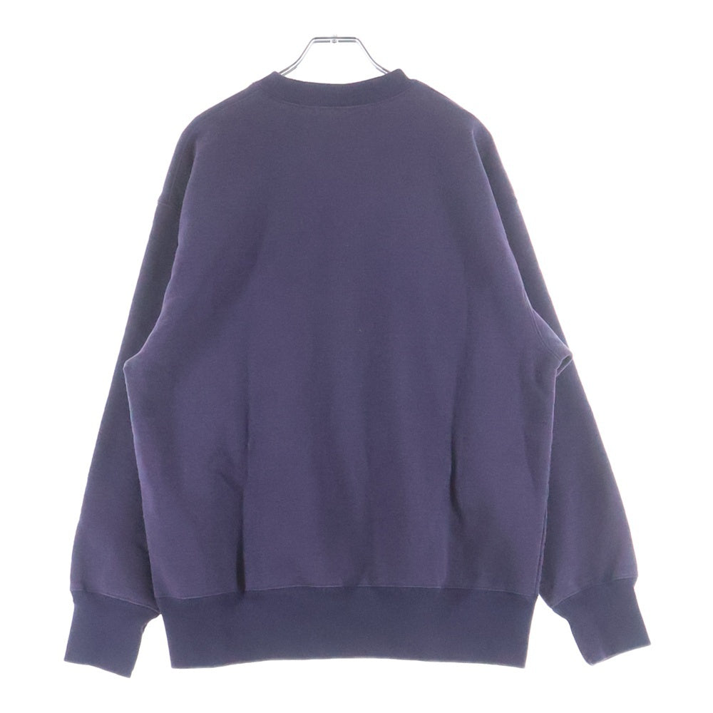 CABARET POVAL(キャバレーポバール) Frost Fade PH Logo Crewneck フェード加工 クルーネックスウェット トレーナー ネイビー