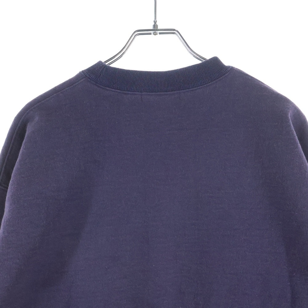 CABARET POVAL(キャバレーポバール) Frost Fade PH Logo Crewneck フェード加工 クルーネックスウェット トレーナー ネイビー
