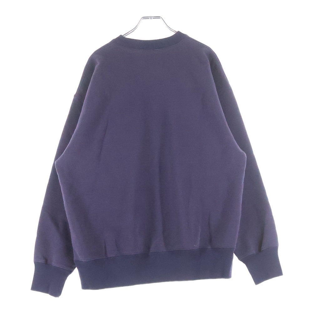 CABARET POVAL(キャバレーポバール) Frost Fade PH Logo Crewneck フェード加工 クルーネックスウェット トレーナー ネイビー
