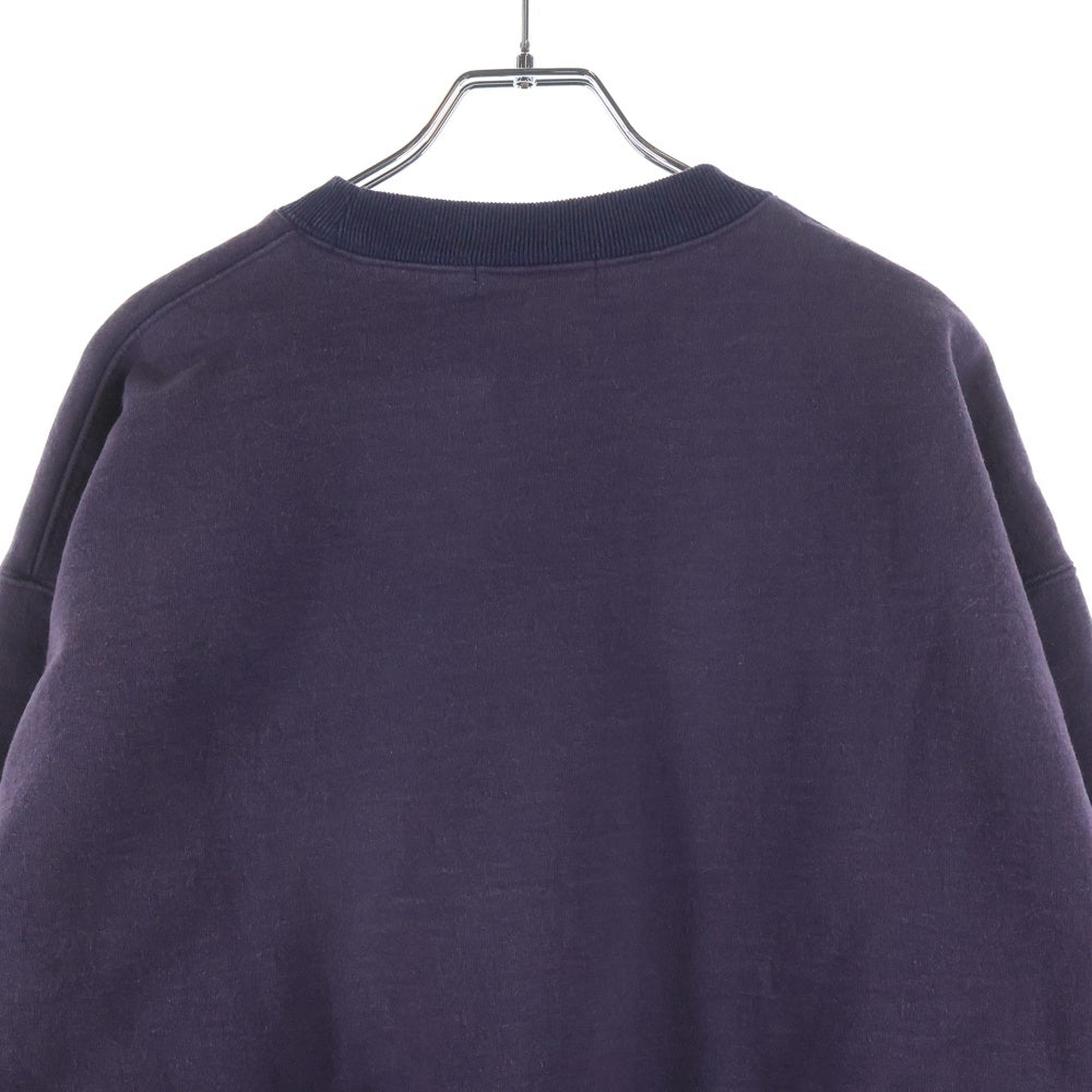 CABARET POVAL(キャバレーポバール) Frost Fade PH Logo Crewneck フェード加工 クルーネックスウェット トレーナー ネイビー