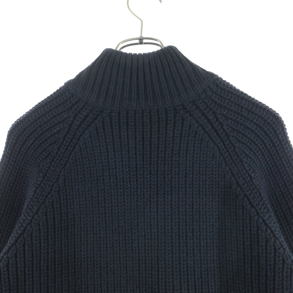 MONCLER(モンクレール) 23AW ×PHARRELL WILLIAMS CICLISTA TRICOT ファレルウィリアムズ チクリスタ トリコ ハーフジップアップ ニット セーター ブラック I209R9F00001 M1172