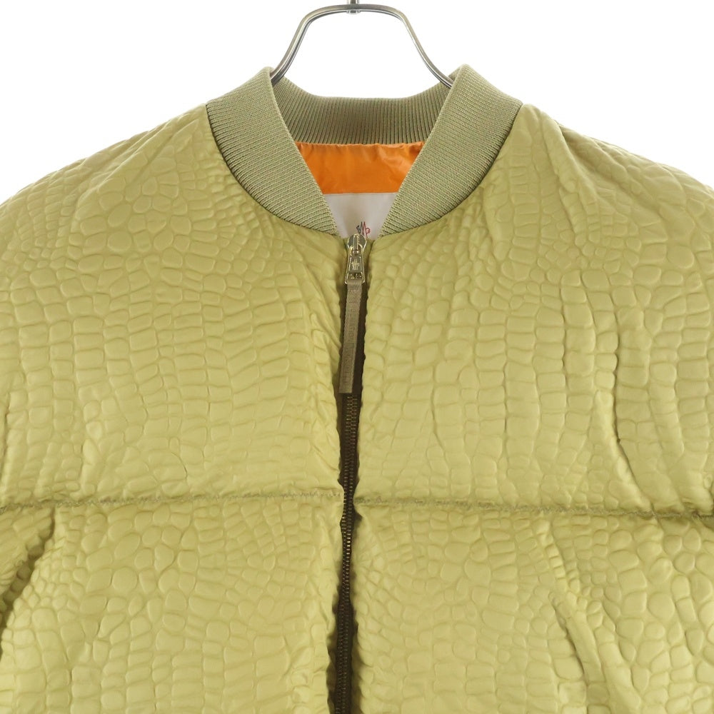 MONCLER GENIUS(モンクレール ジーニアス) 23AW CENTAURUS GIUBBOTTO ケンタウルス アームロゴパッチ ダブルジップ ダウンジャケット カーキ I209W1A00003 M3383