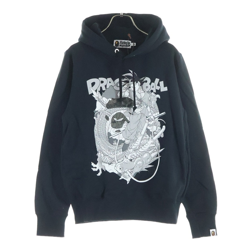 A BATHING APE(アベイシングエイプ) ×DRAGON BALL Z ドラゴンボールゼット フロントデザイン フーデッド スウェット パーカー ブラック 1I23114906