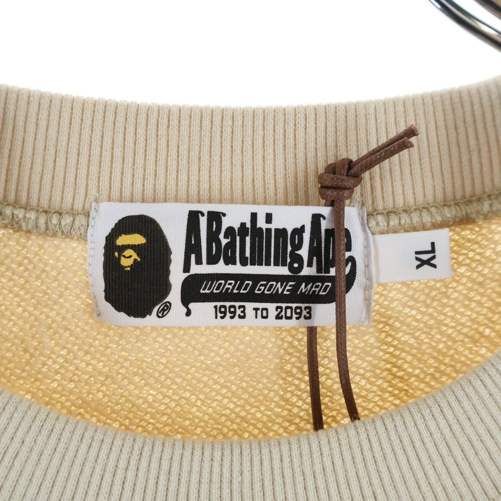 A BATHING APE(アベイシングエイプ) ×DRAGON BALL SUPER APE HEAD SWEAT ドラゴンボール スーパー エイプ ヘッド スウェット セーター ベージュ 1I23113906