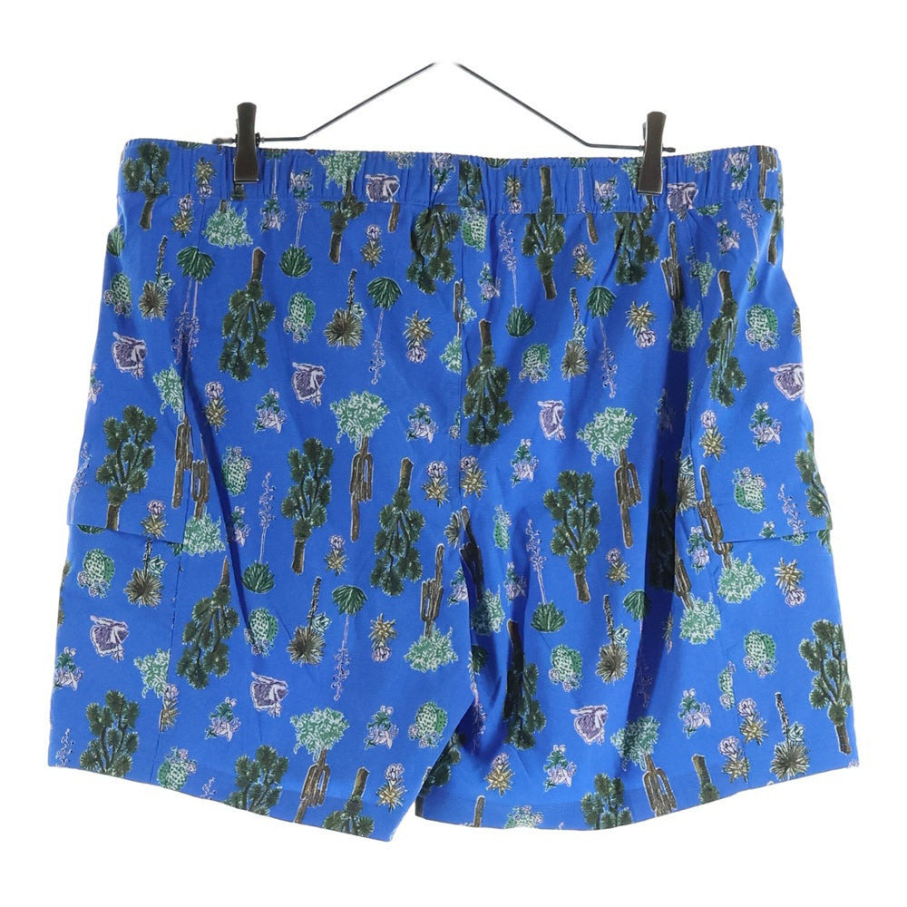 THE NORTH FACE(ザノースフェイス) 総柄 イージーハーフパンツ ショーツ ブルー NF0A55V8