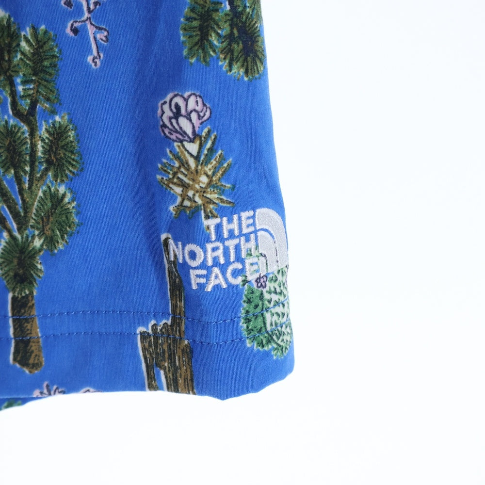 THE NORTH FACE(ザノースフェイス) 総柄 イージーハーフパンツ ショーツ ブルー NF0A55V8