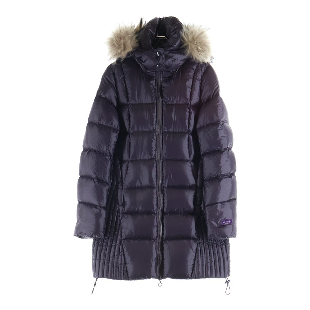 TATRAS(タトラス) ファーフーデッド ジップアップダウンジャケット レディース パープル LTA-4179-LSH