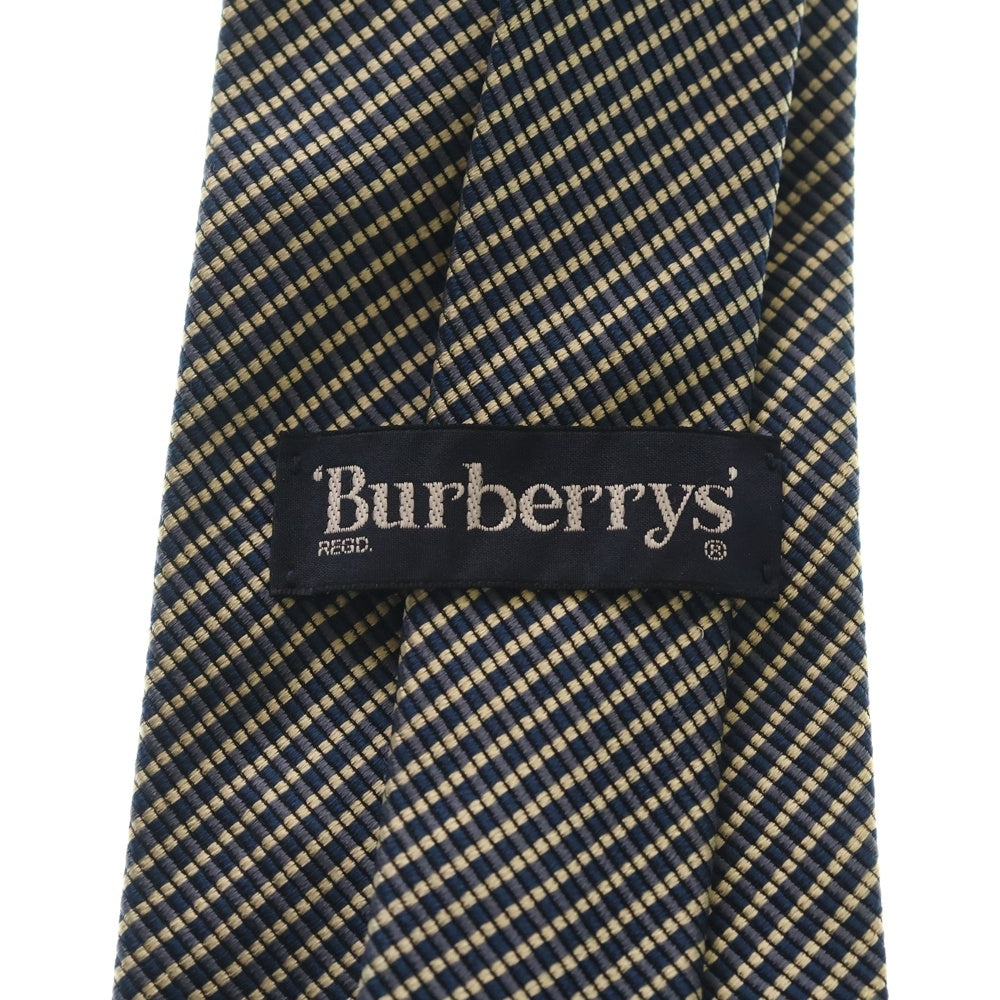 BURBERRY(バーバリー) チェック柄 シルク ネクタイ グレー