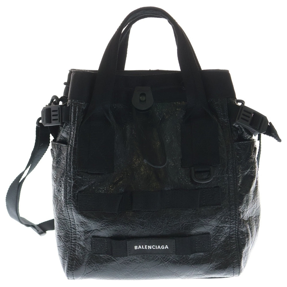 BALENCIAGA(バレンシアガ) ARMY SMALL TOTE アーミー スモール 2WAYトートバッグ ショルダーバッグ ブラック 644029