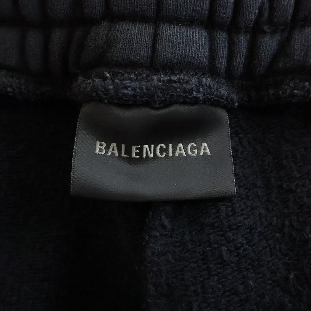 BALENCIAGA(バレンシアガ) 26SS MASKING TAPE BAGGY PANTS マスキング テープ バギー イージースウェットパンツ ブラック 846917 TTVL8
