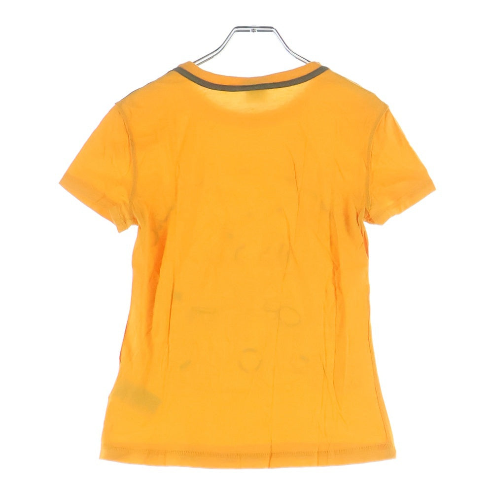 DIESEL(ディーゼル) 90-00S CADETE DEL ESPACIO グラフィックプリント クルーネック 半袖Tシャツ カットソー オレンジ レディース