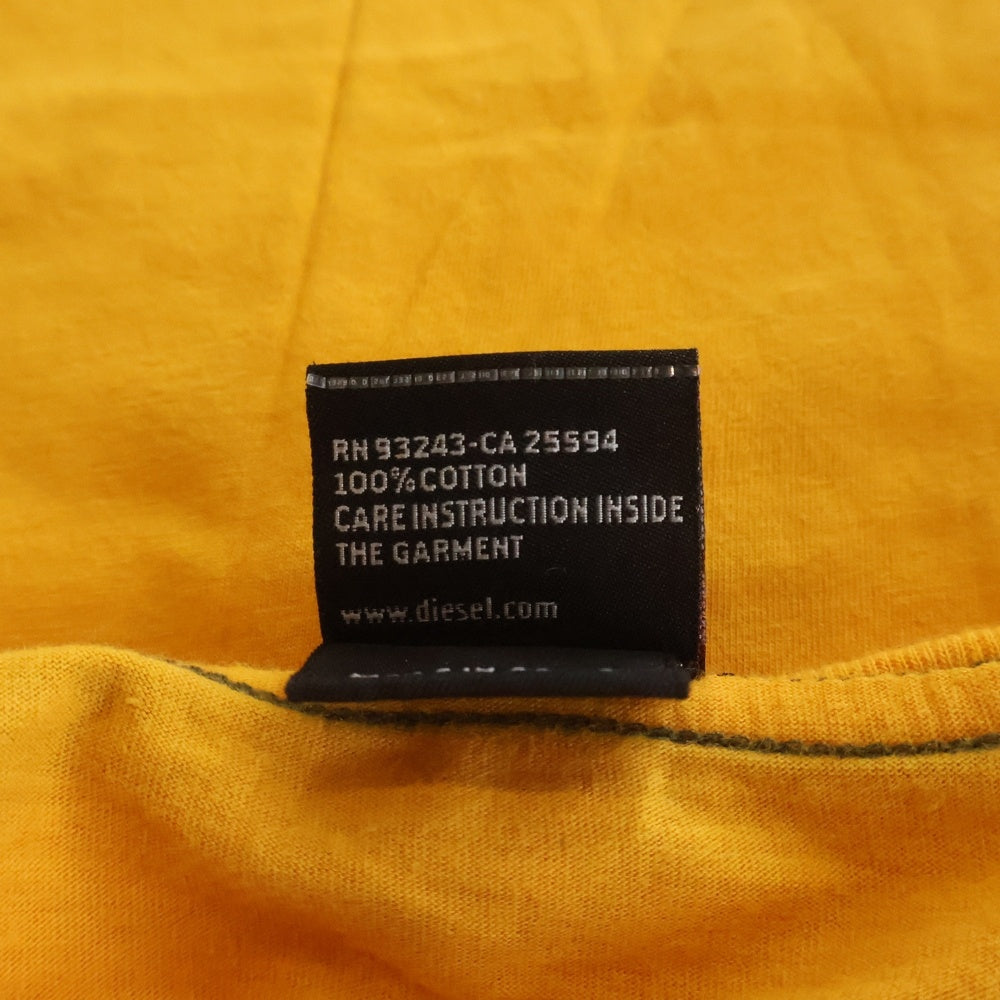 DIESEL(ディーゼル) 90-00S CADETE DEL ESPACIO グラフィックプリント クルーネック 半袖Tシャツ カットソー オレンジ レディース