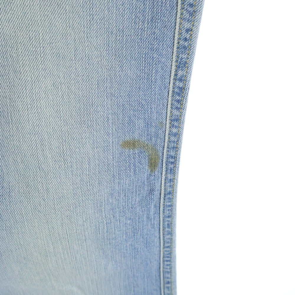 DIESEL INDUSTRY(ディーゼルインダストリー) 00S イタリア製 コットンストレッチ デニム フレアパンツ ライトインディゴ レディース