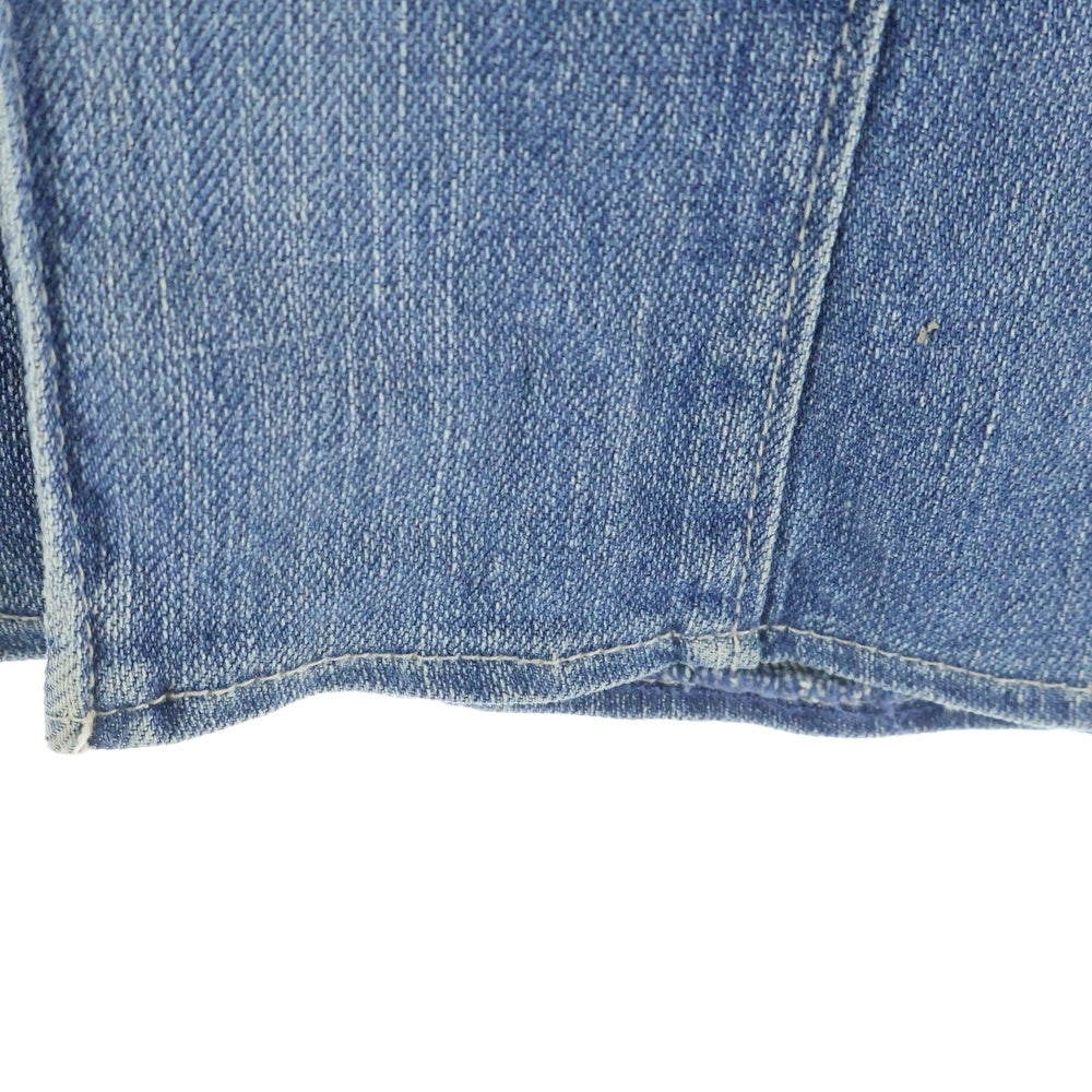 Calvin Klein Jeans(カルバンクラインジーンズ) 00S ギミックディテール コットンストレッチ デニムミニスカート インディゴ レディース