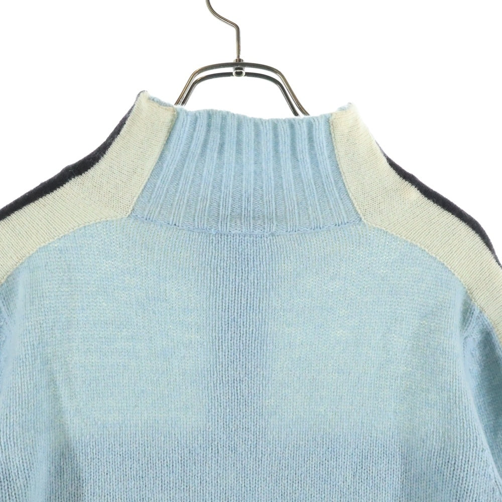 55DSL(フィフティファイブディーゼル) 00S パネルデザイン ジップアップ ドライバーズニット マルチカラー レディース