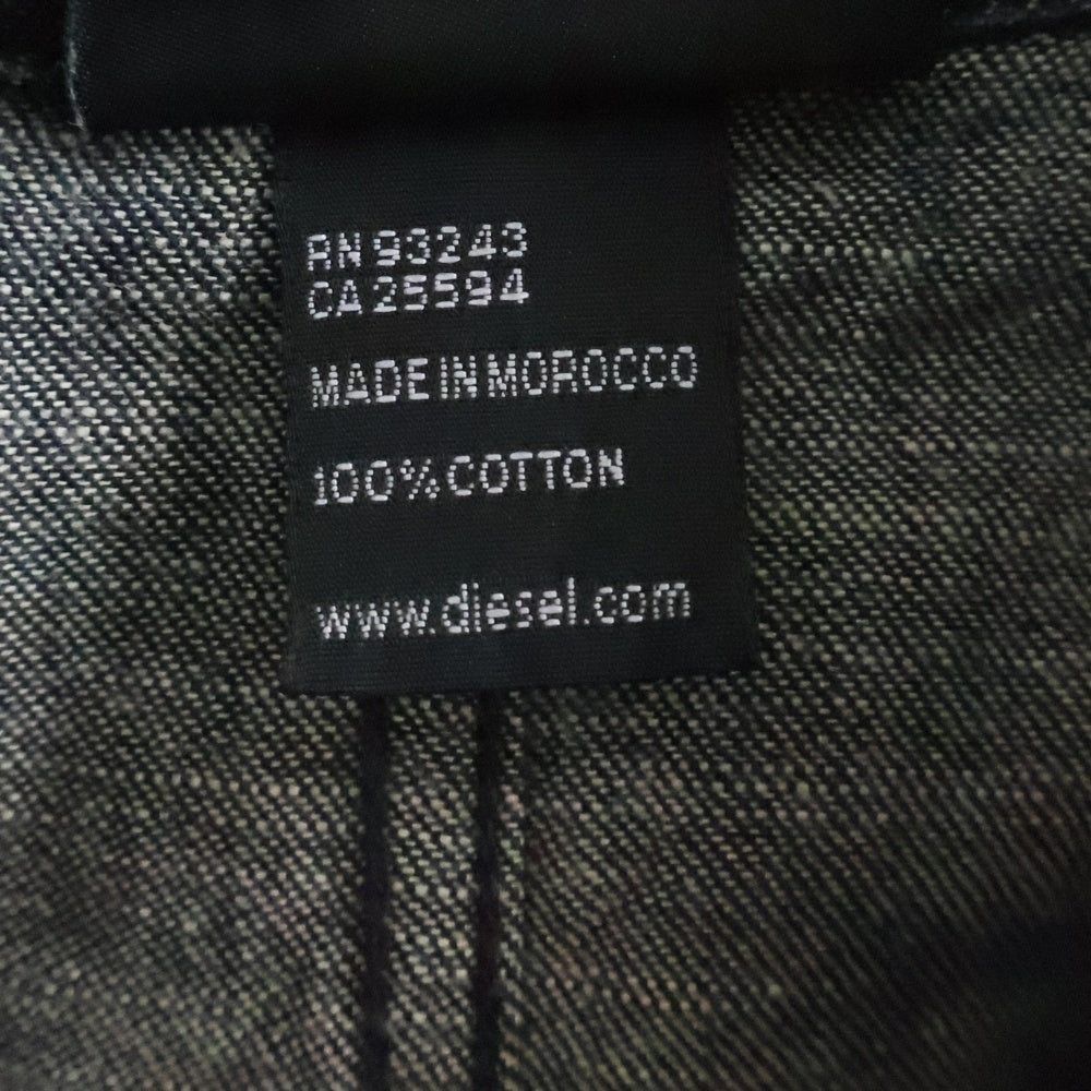 DIESEL(ディーゼル) 00S INDIGO TECH スリムフィット デニム 4Bジャケット インディゴ レディース