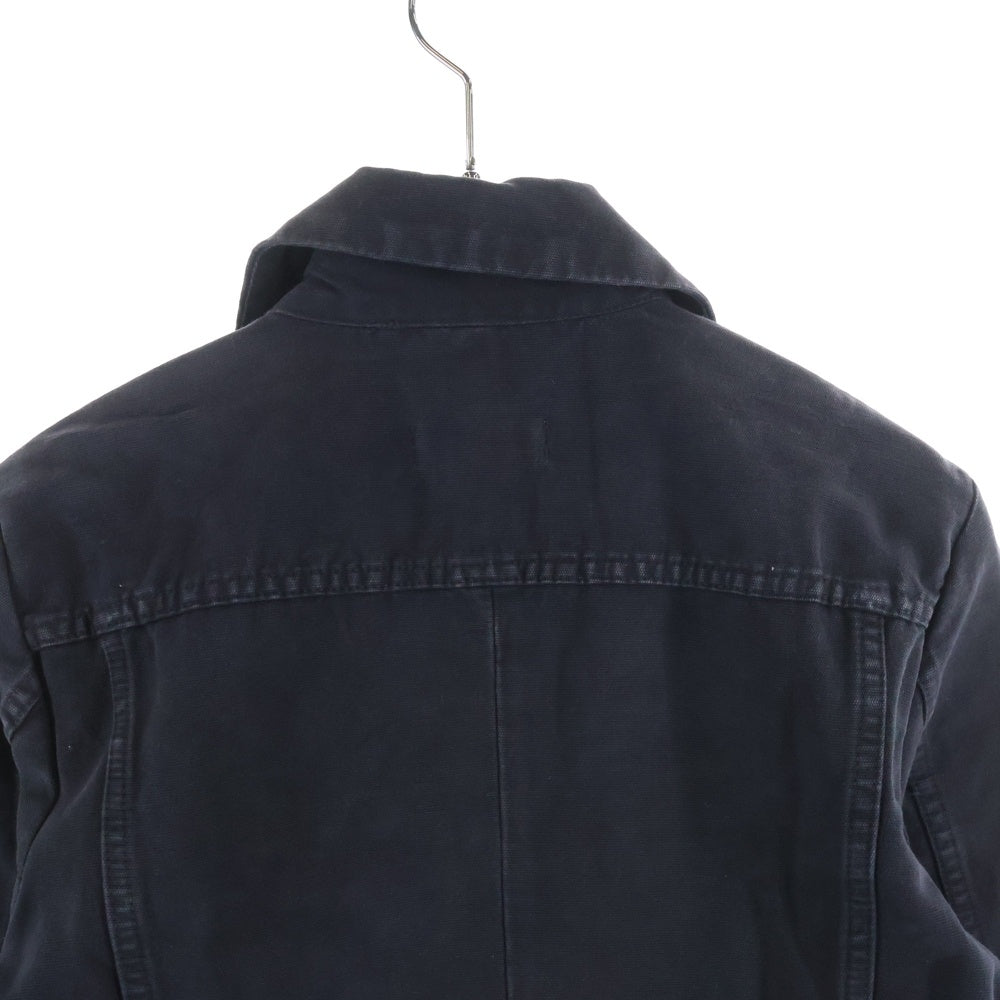 DIESEL(ディーゼル) 00S エンブレムパッチ 2スナップ スリムフィット ワークジャケット ブラック レディース