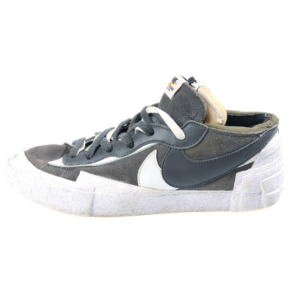 NIKE(ナイキ) ×sacai BLAZER LOW サカイ ブレザー ローカットスニーカー ホワイト/グレー US10.5/28.5cm DD1877-002