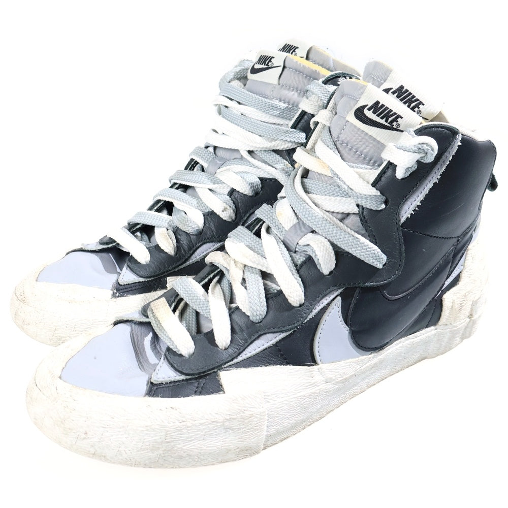 NIKE(ナイキ) ×sacai BLAZER MID サカイ ブレザー ミッドカットスニーカー ブラック/ホワイト US11/29cm BV0072-002