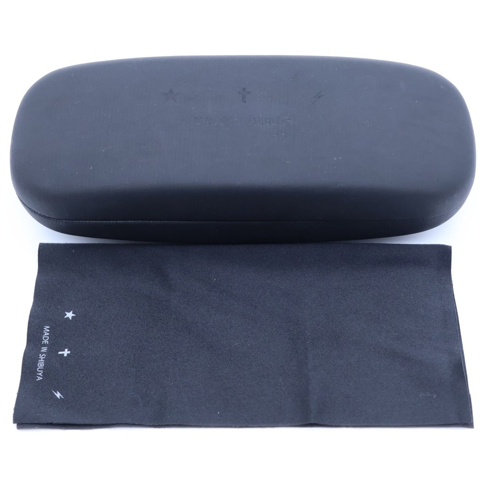 N.S.H(エヌエスエイチ) TAKE IT EASY テイクイットイージー ボストン カラーレンズ サングラス メガネ ブラック