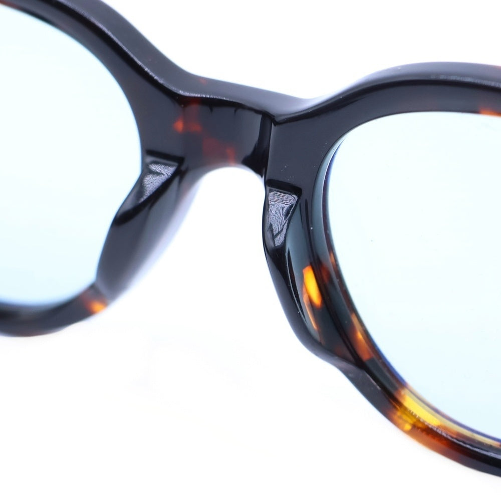 N.S.H(エヌエスエイチ) スターモチーフデザイン ボストン カラーレンズ サングラス メガネ ブラウン