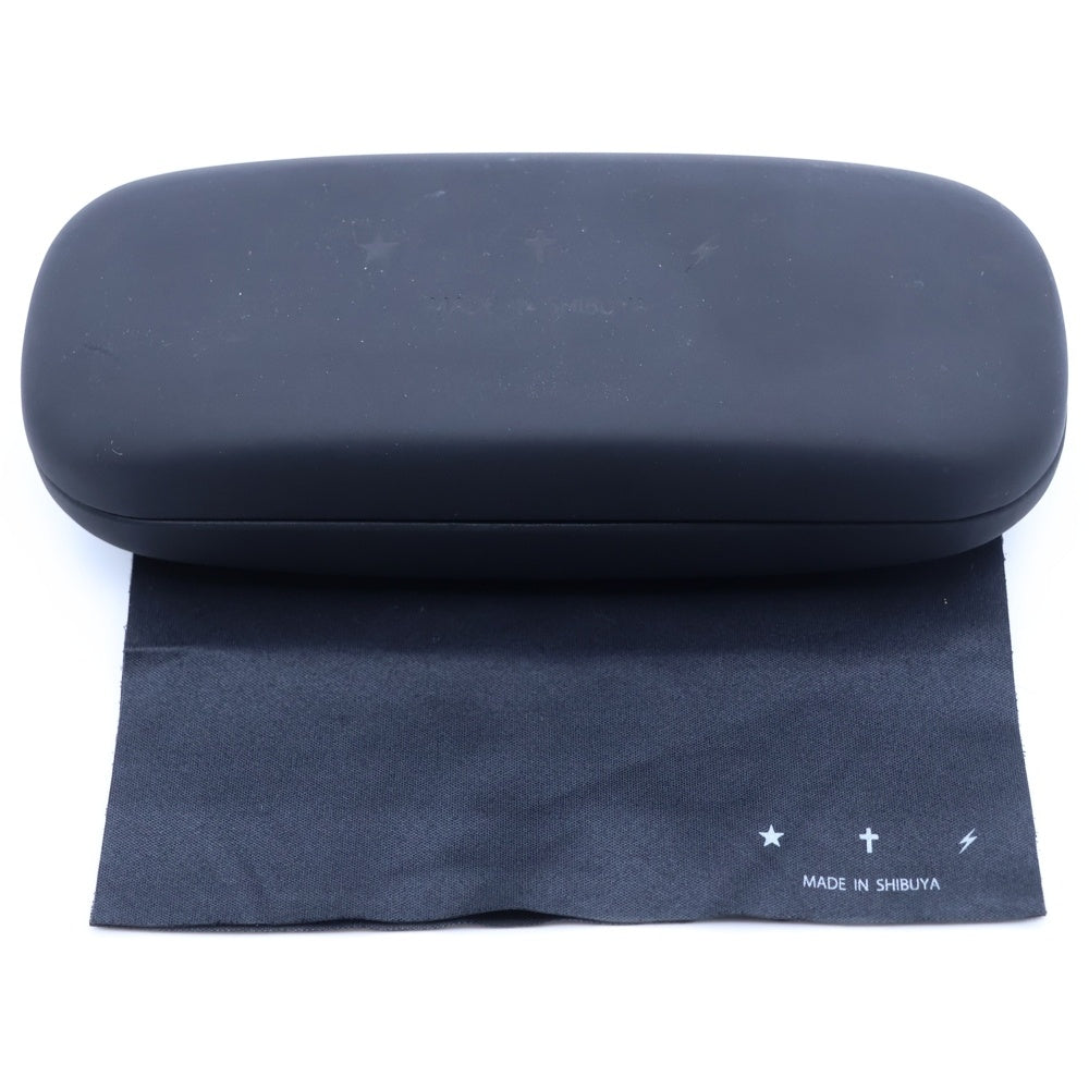 N.S.H(エヌエスエイチ) スターモチーフデザイン ボストン カラーレンズ サングラス メガネ ブラウン