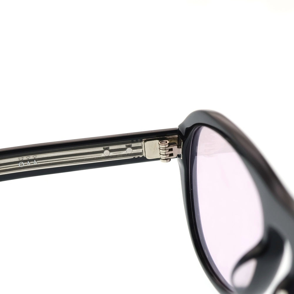 GENTLE MONSTER(ジェントルモンスター) OAA オア ロゴデザイン アセテート アビエーターサングラス メガネ ブラック