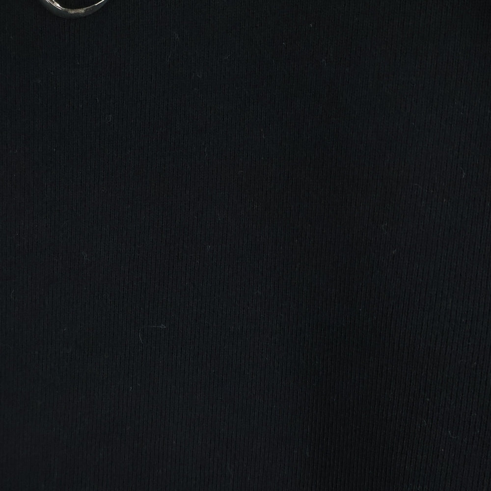 THUG CLUB(サグクラブ) 24SS エンブレムロゴ ヘビーウェイト クルーネック スウェット トレーナー ブラック TC24SS2301