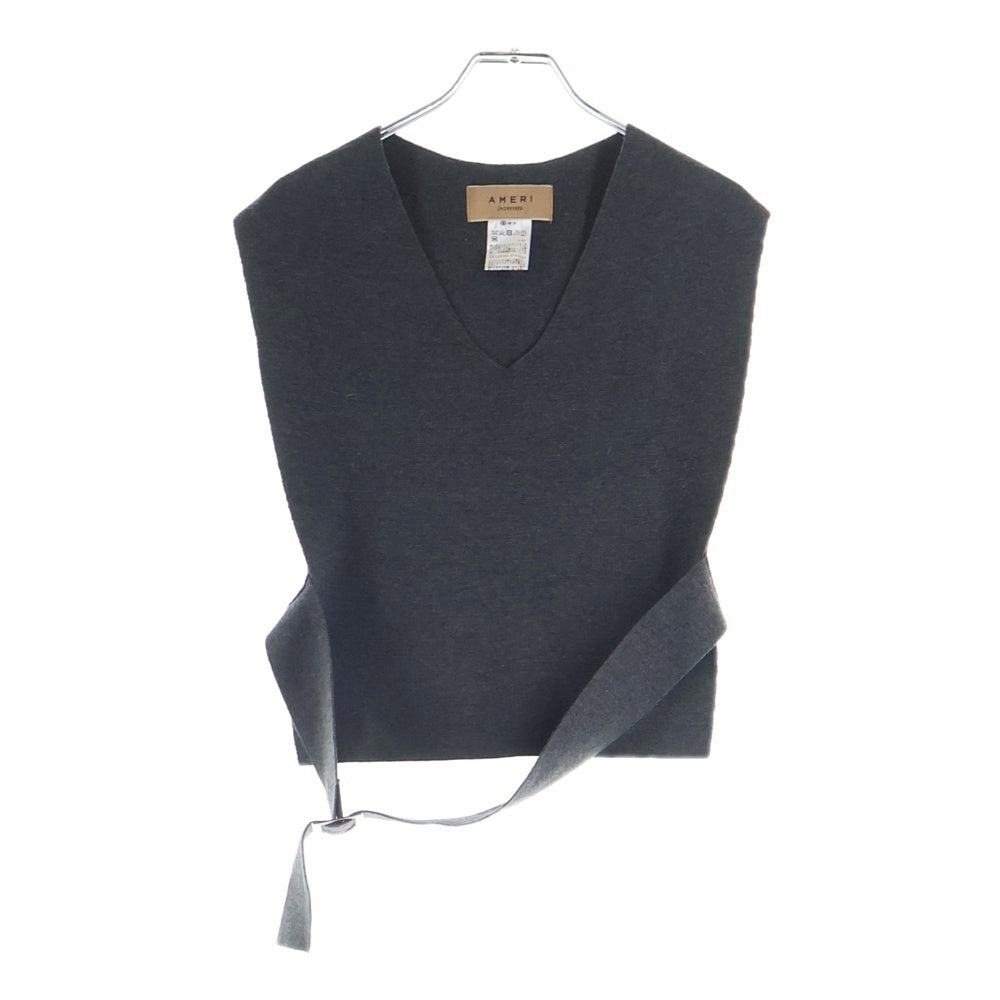 AMERI(アメリ) UNDRESSED NATHALIE VEST SET DRESS アンドレスド ナタリーベストセット 花総柄ドレス ワンピース レディース グレー 02020550471