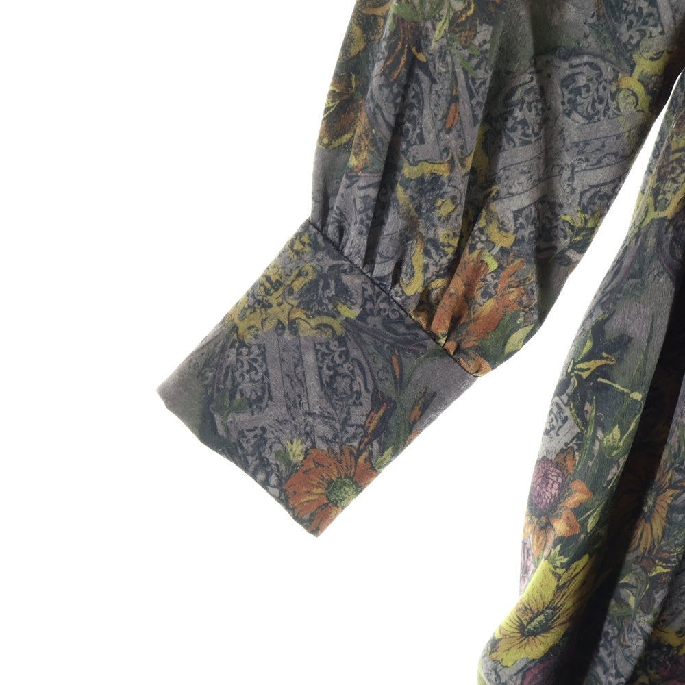 AMERI(アメリ) UNDRESSED NATHALIE VEST SET DRESS アンドレスド ナタリーベストセット 花総柄ドレス ワンピース レディース グレー 02020550471