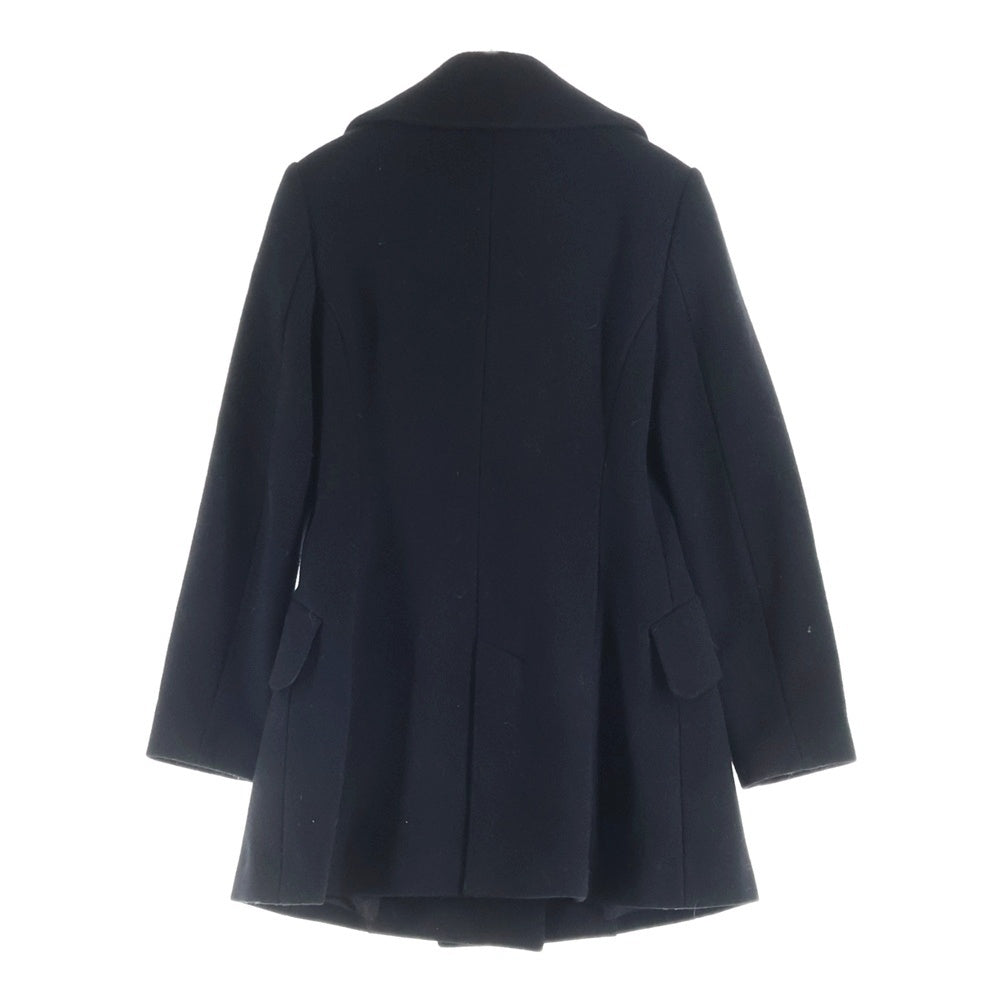 Vivienne Westwood Red Label(ヴィヴィアンウエストウッドレッドレーベル) ダブルブレスト ウール混 ミドルPコート ジャケット レディース ブラック