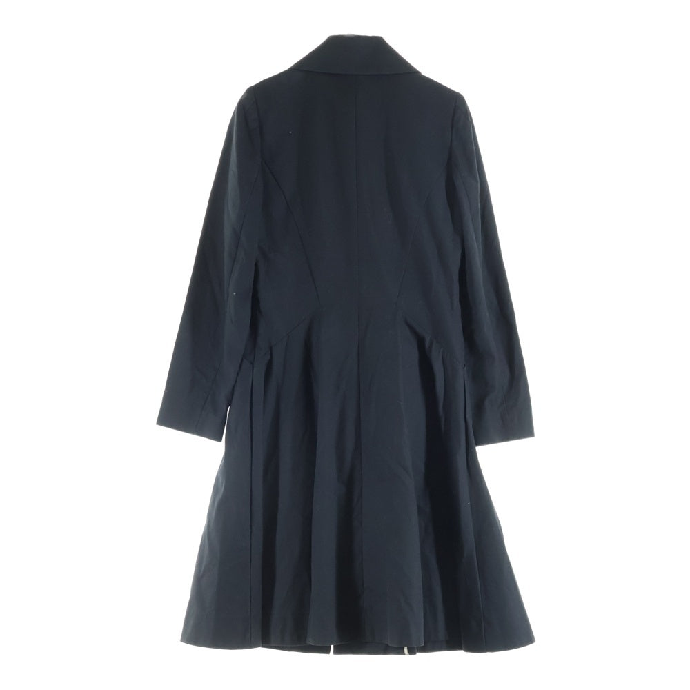 Vivienne Westwood Red Label(ヴィヴィアンウエストウッドレッドレーベル) コットン ラウンドカラー 3B トレンチコート レディース ブラック