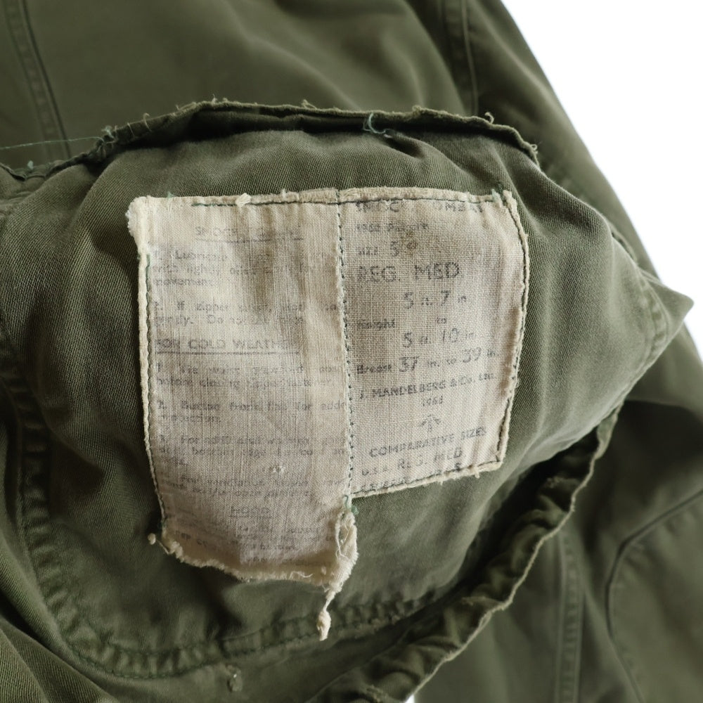 MILITARY(ミリタリー) 60S VINTAGE ヴィンテージ P60 イギリス軍 コンバット スモック フィールドジャケット カーキ