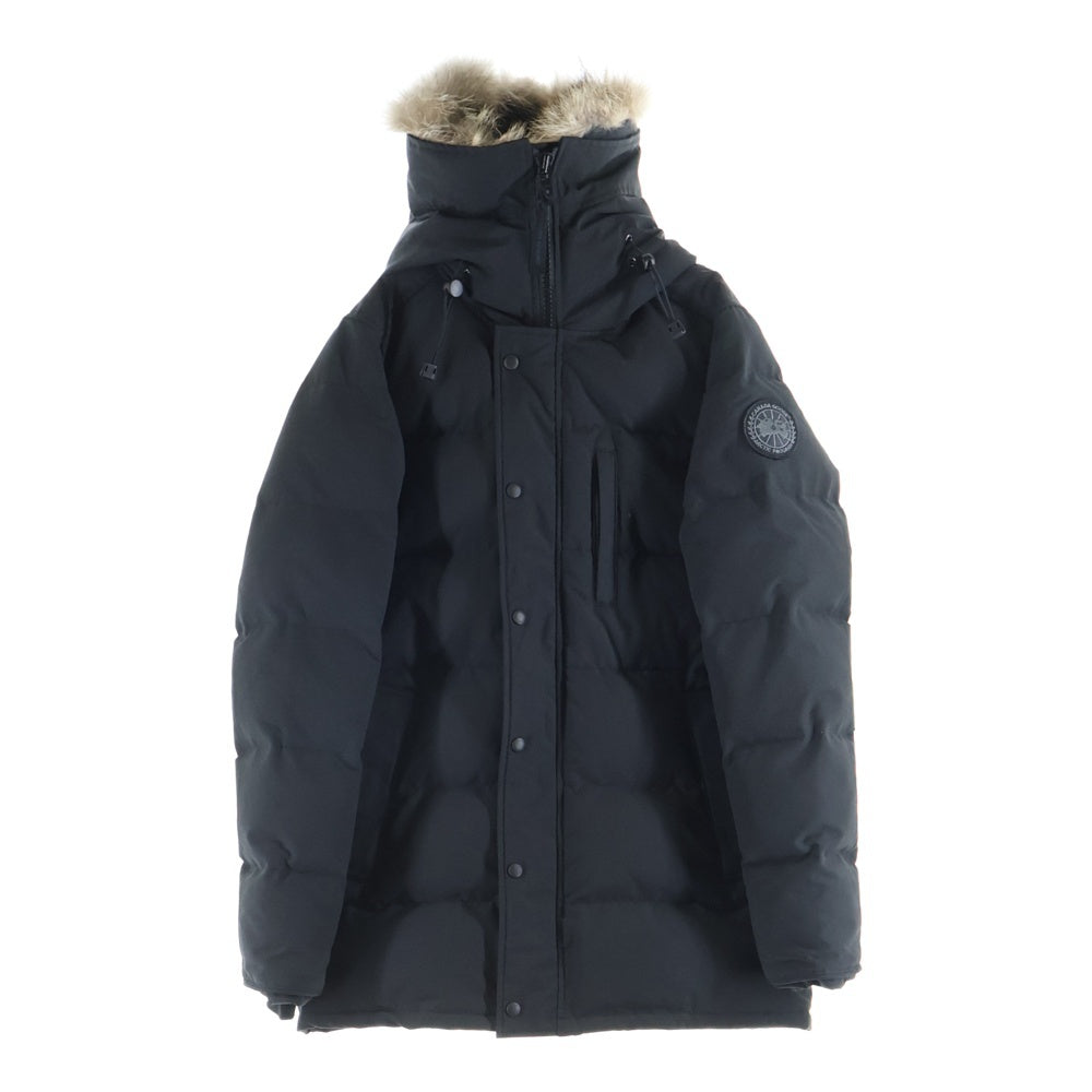 CANADA GOOSE(カナダグース) BLACK LABEL CARSON PARKA カーソンパーカ コヨーテファー フーデット ジップアップ ナイロン ダウンジャケット ブラック 3805MB