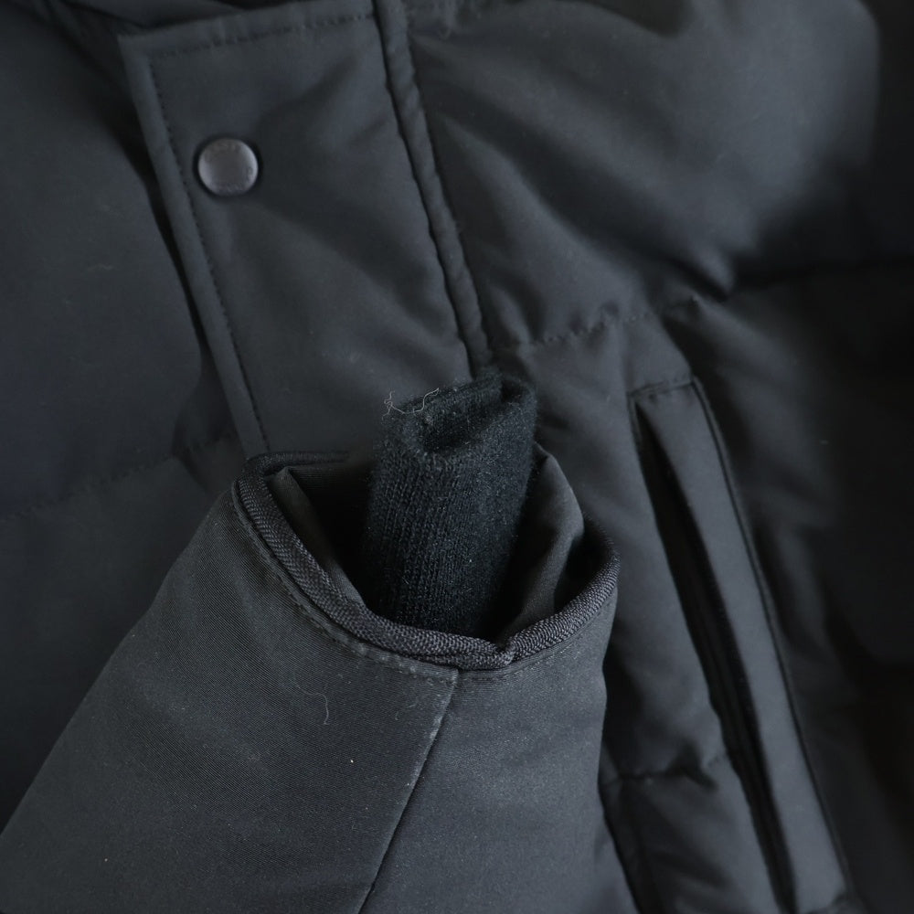 CANADA GOOSE(カナダグース) BLACK LABEL CARSON PARKA カーソンパーカ コヨーテファー フーデット ジップアップ ナイロン ダウンジャケット ブラック 3805MB