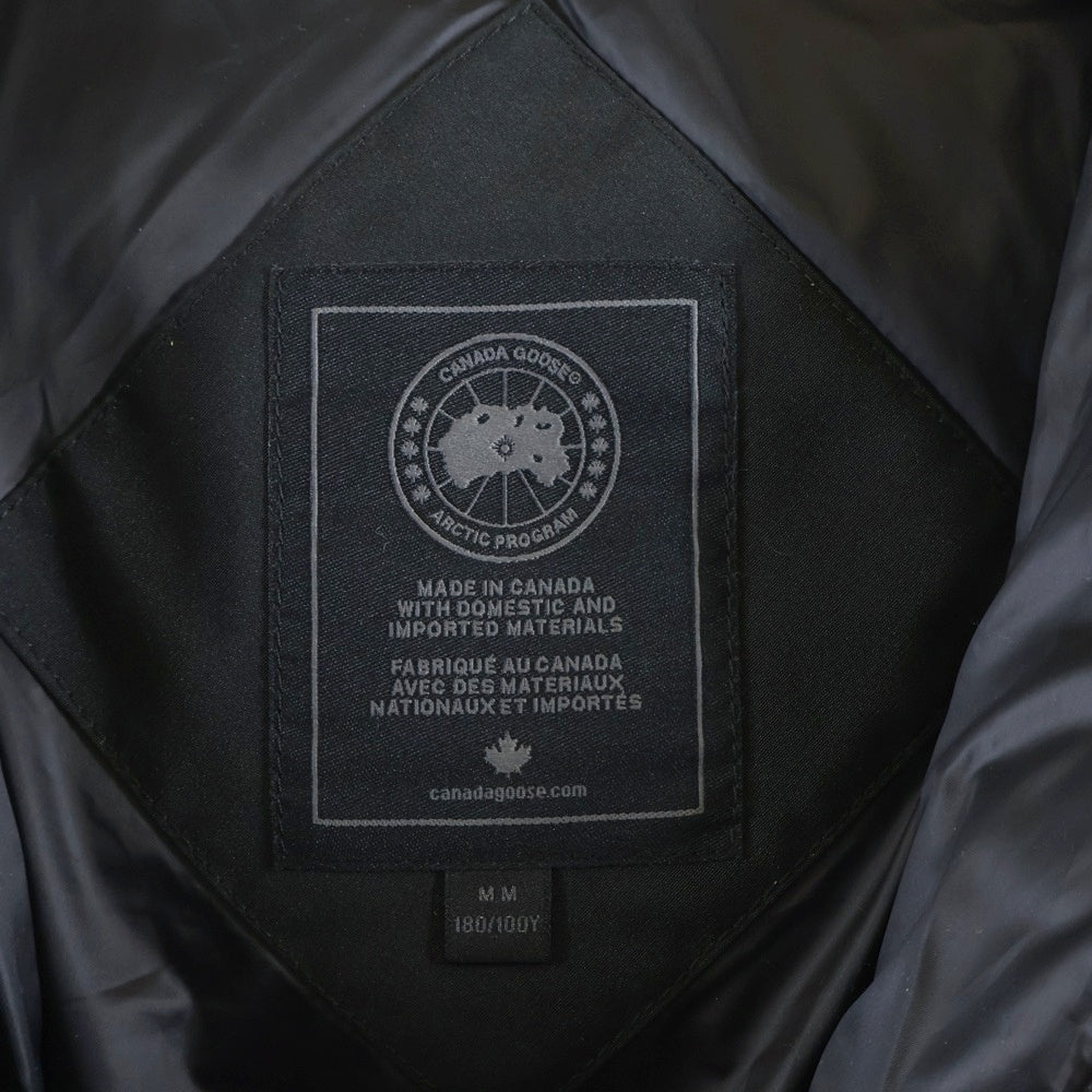 CANADA GOOSE(カナダグース) BLACK LABEL CARSON PARKA カーソンパーカ コヨーテファー フーデット ジップアップ ナイロン ダウンジャケット ブラック 3805MB