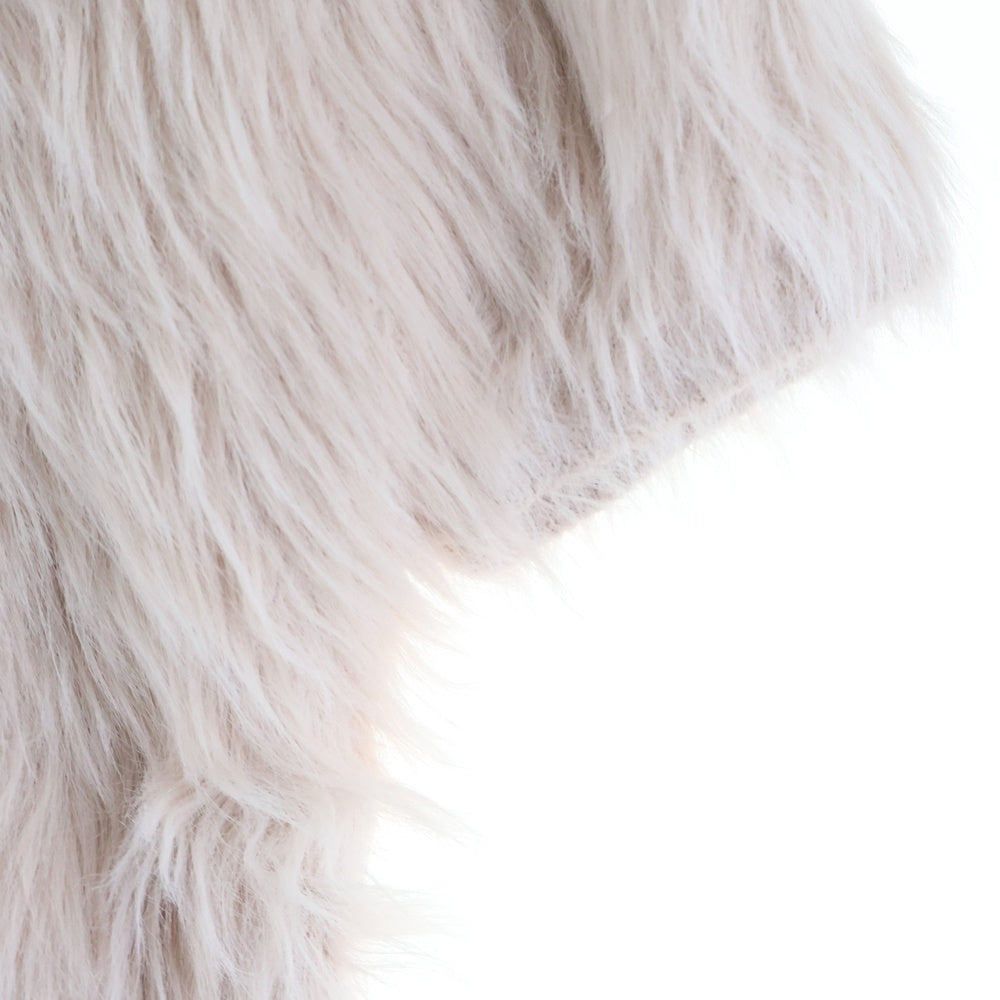 NO BRAND(ノーブランド) MISTREASS ミストレアス FLUFFY RIBBON PUFF KNIT TOP フラッフィー リボン パフ シャギーニットトップス ピンク レディース 253101