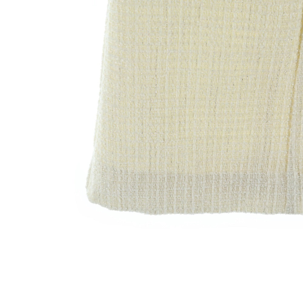 NO BRAND(ノーブランド) MISTREASS ミストレアス SUMMER TWEED COMPACT MINI DRESS サマーツイード コンパクト ミニドレス アイボリー レディース 251303