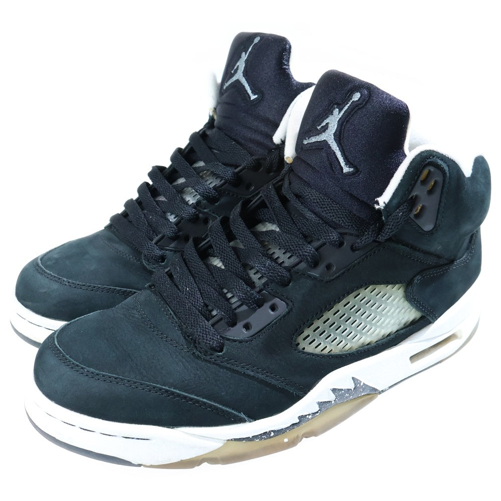 NIKE(ナイキ) 【観賞用 2013年】 AIR JORDAN 5 RETRO OREO エアジョーダン5 レトロ オレオ ハイカットスニーカー ブラック US8.5/26.5cm 136027-035