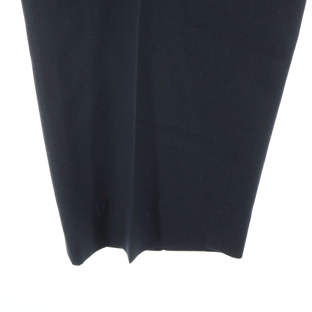 AURALEE(オーラリー) 24AW LIGHT WOOL MAX GABARDINE SLACKS ライトウール マックスギャバジン センタープレス スラックス パンツ ブラック A24AP02MG