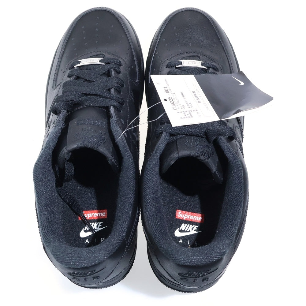 NIKE(ナイキ) ×SUPREME AIR FORCE 1 LOW SP エアフォースワン ローカットスニーカー ブラック US8.5/26.5cm CU9225-001