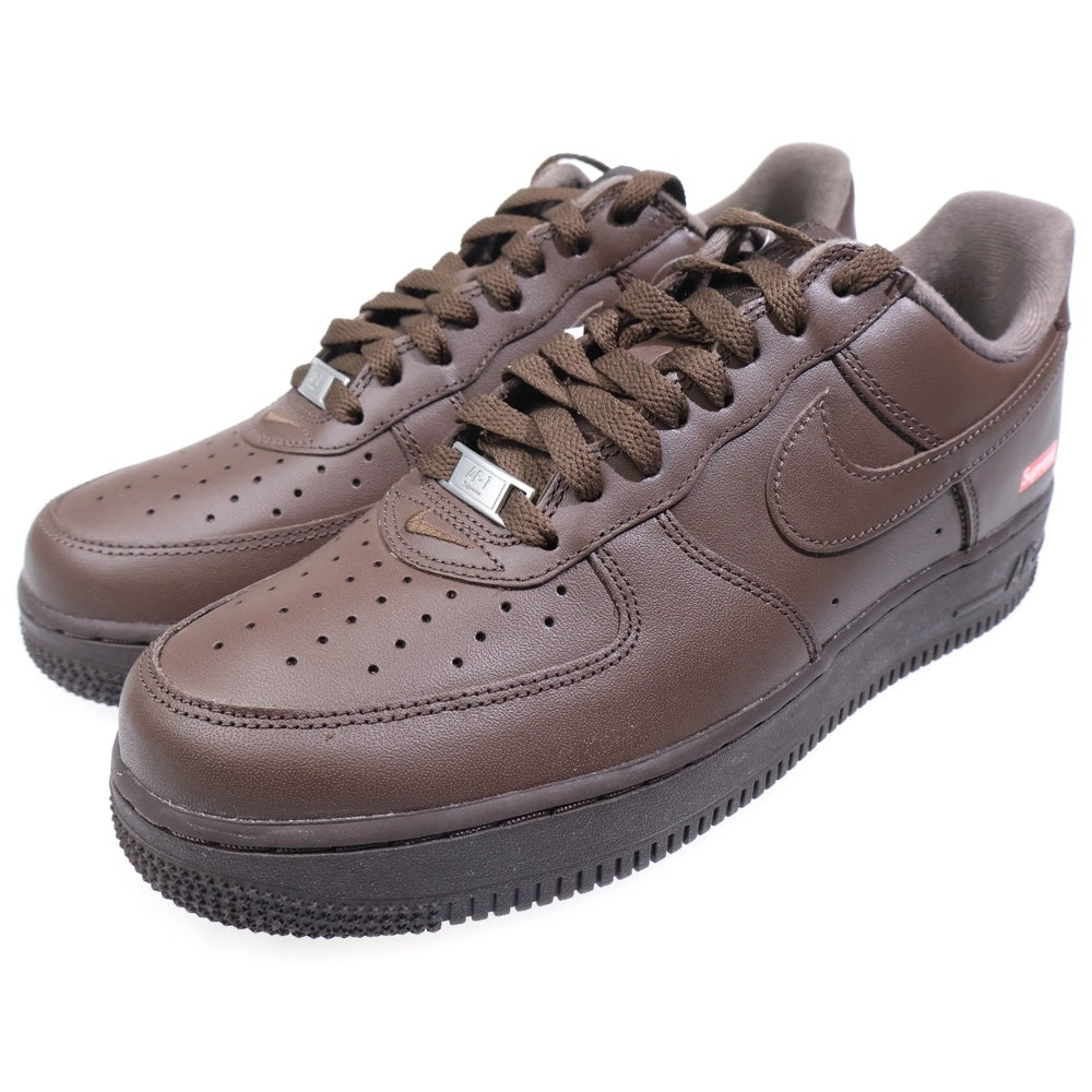 NIKE(ナイキ) ×SUPREME AIR FORCE 1 LOW SP エアフォースワン ローカットスニーカー ブラウン US8.5/26.5cm CU9225-200