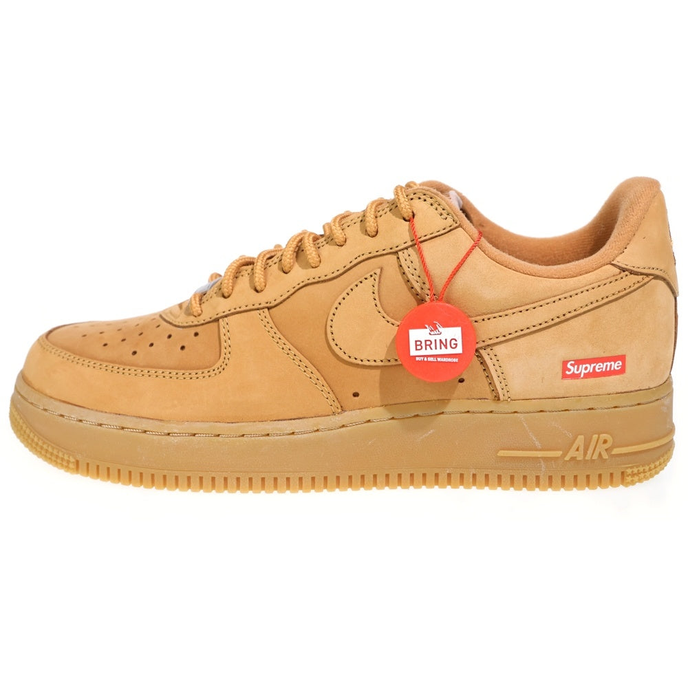 NIKE(ナイキ) ×SUPREME AIR FORCE 1 LOW SP シュプリーム エアフォースワン ウィート ローカットスニーカー ブラウン US8.5/26.5cm DN1555-200