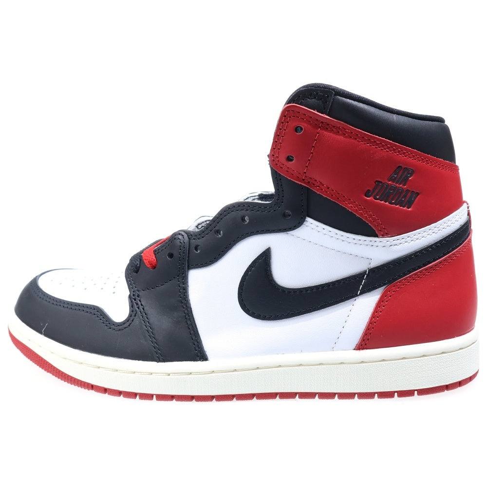 NIKE(ナイキ) AIR JORDAN 1 RETRO HIGH OG エアジョーダン1 DZ5485-106 レトロ ブラックトゥリイマジンド ハイカットスニーカー US8.5/26.5cm ホワイト/ブラック/レッド