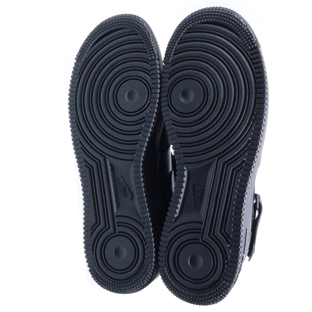 NIKE(ナイキ) ×SUPREME AIR FORCE 1 MID BLACK シュプリーム エアフォースワン ミッドカットスニーカー ブラック US8.5/26.5cm FZ8784-001
