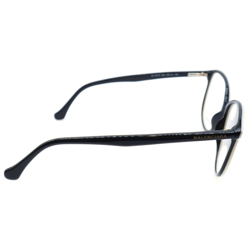BALENCIAGA(バレンシアガ) EYEWEAR ロゴデザイン ウエリントン サングラス メガネ ブラック/ホワイト BA5018 024