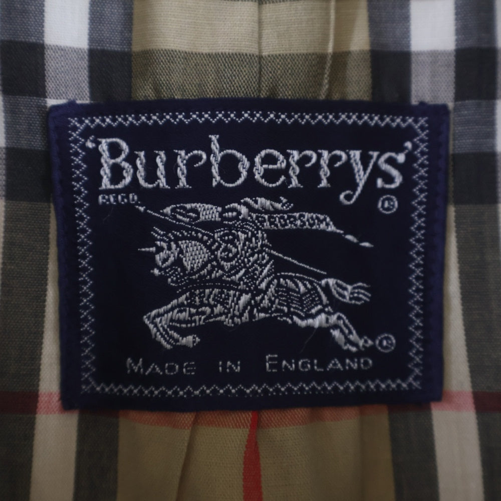 BURBERRY(バーバリー) 70S-80S VINTAGE ヴィンテージ 裏地ノヴァチェック ラグランスリーブ ステンカラーコート ベージュ
