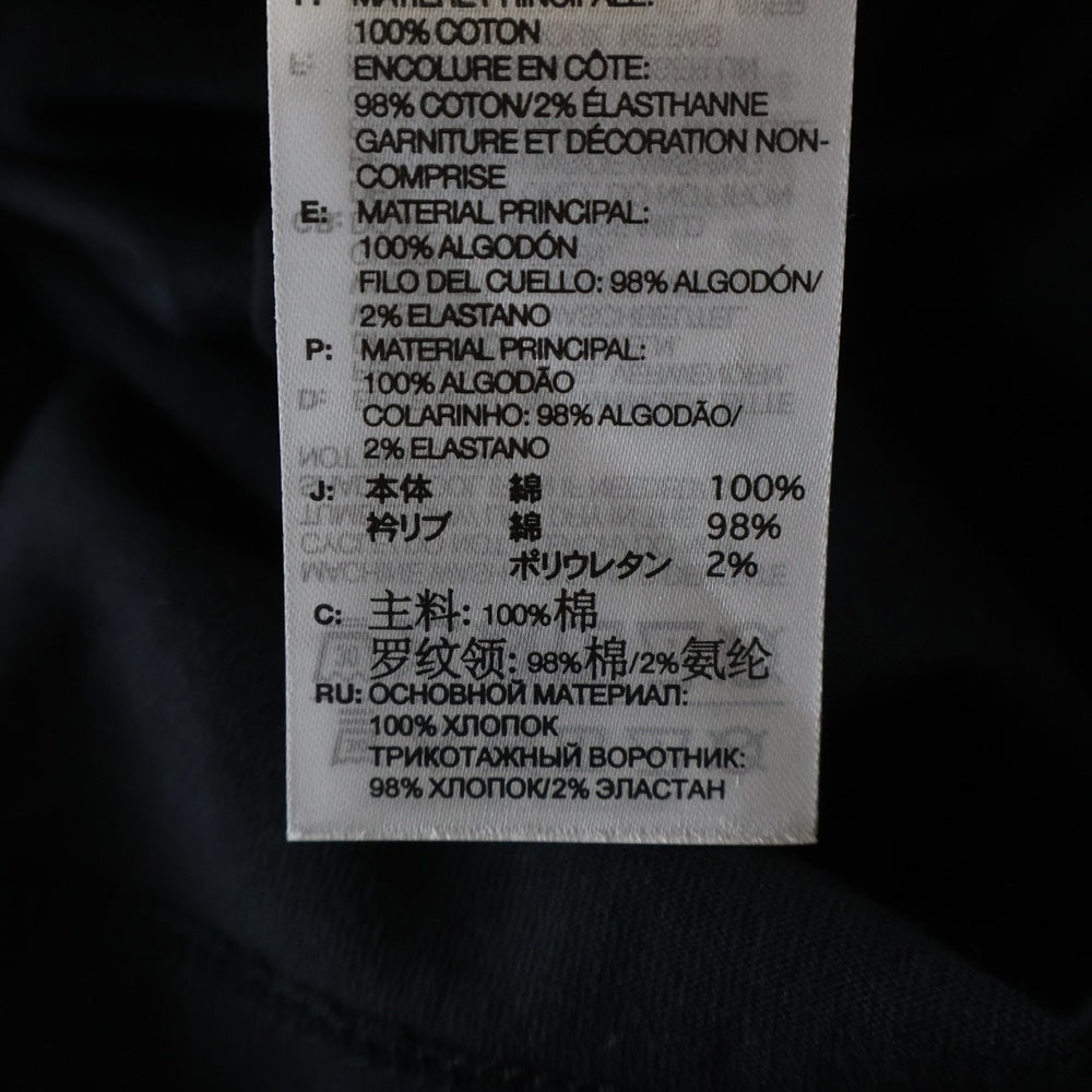 Y-3(ワイスリー) GRAPHIC LONG SLEEVE TEE グラフィックデザイン クルーネック カットソー 長袖Tシャツ ブラック JX4747
